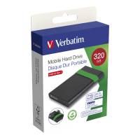 Hard disk portatile ricondizionato USB32 Gen 1 - 320GB - Verbatim - 053110 - 23942531104 - DMwebShop - 2