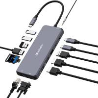 USB-C Pro Multiport Hub 14 Port CMH-14 - Verbatim - 32154 - 23942321545 - DMwebShop - 1