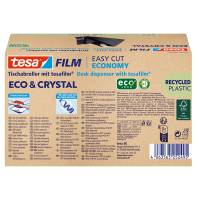 Dispenser da tavolo Eco e Crystal per nastri da 1,9 cm - incluso rotolo 19 mm x 10 mt - nero - Tesa - 59045-00000-00 - 4063565252495 - DMwebShop - 2
