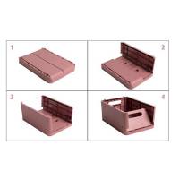 Scatola pieghevole The Smart Case mini Skandi 18,8 x 13,8 x 9,5 cm rosa antico - 9589 - 2