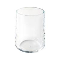 Portapenne a bicchiere 7 x 10 cm acrilico trasparente - 9458 - 1