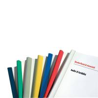 Dorsetti tondi per rilegatura - 6 mm - blu - scatola 50 pezzi - Fellowes - D106BL - 8015687018578 - DMwebShop - 1