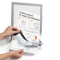 Cornice magnetica Duraframe - A5 - 15 x 21 cm - silver - conf. 2 pezzi - Durable - 4871-23 - 4005546404868 - DMwebShop - 1