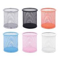 Bicchieri portapenne - rete metallica colorata - 8,5 x 10 cm - conf. 6 pezzi - Lebez - 1226 - 8007509037010 - DMwebShop - 1