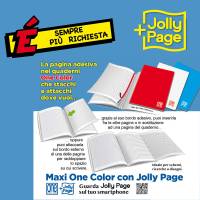 Quaderno One Color A5 punto metallico rigo di 1a 20,1 fogli 80 gr - 9380 - 1