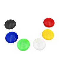 Bottoni magnetici tondi diametro 4 cm colori assortiti barattolo da 10 pezzi - 9528 - 1