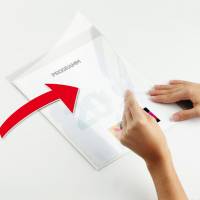 Cartellina per rilegatura Durabind - PVC - 21 x 29,7 cm - bianco - conf. 25 pezzi - Durable - 2250-02 - 4005546200293 - DMwebShop - 3