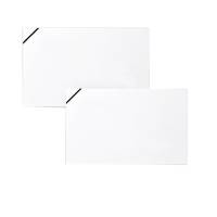 Scatola 100 biglietti + 100 buste - Lutto - bianco - 90 x 140 mm - 240 gr - Rex Sadoch - 8117 - 8004999081172 - DMwebShop - 1