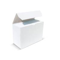 Taschetta 10 biglietti 10 buste Lutto bianco 90 x 140 mm 240 gr - 8435 - 2