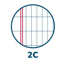 Maxiquaderno Color 80 Basic A4,2 colonne 80 fogli 80 gr - 9009 - 1