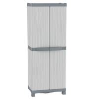 Armadio Domino Wave Base 2700 UW 2 ante 70 x 43,8 x 181,8 cm PPL grigio - 8654 - 1