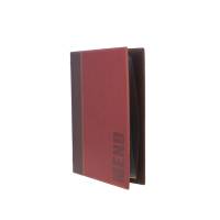 PortaMenu Trendy 1 inserto doppio incluso A4,24 x 34 cm bordeaux - 9582 - 1