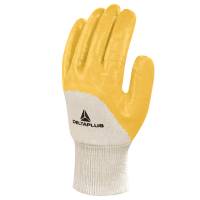 Guanti da lavoro pesante NI015 - nitrile leggero - taglia 10 - giallo - conf. 12 pezzi - Deltaplus - NI01510 - 3295249010744 - DMwebShop - 1