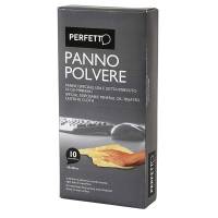 Panno Pulipolvere con oli minerali - 45 x 30 cm - giallo - conf. 10 pezzi - Perfetto - 0261D - 8000957026148 - DMwebShop - 2