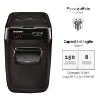 Distruggidocumenti AutoMax 130C - a frammenti - 32 lt - Fellowes - 4680102-99 - 43859683741 - DMwebShop - 1