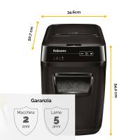 Distruggidocumenti AutoMax 130C - a frammenti - 32 lt - Fellowes - 4680102-99 - 43859683741 - DMwebShop - 5