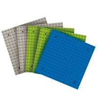 Base costruzioni Midi in ABS 25 x 25 cm colori assortiti - 8856 - 1