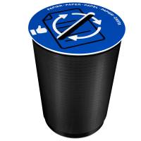 Coperchio raccolta carta per cestino 133R diametro 38 cm PVC blu Cep 1009340141 - 10006 - 1