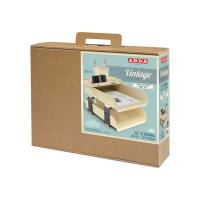 Set scrivania Vintage Milk 5 accessori avorio - 10598 - 1