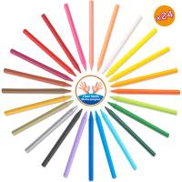 Pastelli colorati Plastidecor - plastica - colori assortiti - astuccio 24 colori - Bic - 8297724 - 3270220010722 - DMwebShop - 2