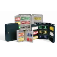 Cassetta portachiavi da muro 37x28x7,5 cm 128 posti grigio antracite - 10434 - 1