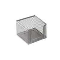 Set scrivania 4 accessori rete metallica argento - 12064 - 2