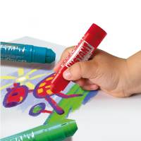 Tempera solida in stick Playcolor 10gr colori assortiti astuccio 12 stick - 10392 - 2