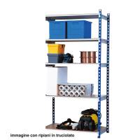 Scaffale Rang Eco180 modulo aggiunta 5 ripiani portata ripiano 180 kg acciaio - 12175 - 1