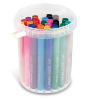 Pennarelli Jumbo punta diametro 7,6 mm colori assortiti secchiello 36 pezzi - 11040 - 1