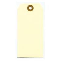 Etichette per spedizioni - in cartoncino - con foro - 120 x 57 mm - avana - conf. 1000 pezzi - Lebez - 80053 - 8007509057308 - DMwebShop - 1