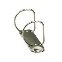 Raccoglitore Stelvio F 2 anelli a D 40 mm dorso 6 cm 30 x 22 cm album blu - 12415 - 1