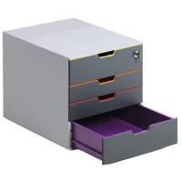 Cassettiera Varicolor Safe 28 x 29,2 x 35,6 cm 4 cassetti - 11903 - 2