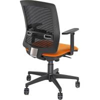 Poltrona semidirezionale Molly MLA con braccioli regolabili rosso - 10046 - 1