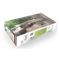 Kit scaffale Archimede Outdoor 4 ripiani 36 x 90 x 137 cm acciaio zincato - 10515 - 1