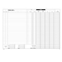 Blocco prima nota cassa-Iva con conto dare-avere - 50-50 copie autoricalcanti - 21,5 x 29,7 cm - Data Ufficio - DU16832C000 - 8008842585596 - DMwebShop - 1