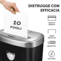 Distruggidocumenti 53C - a frammenti - Fellowes - 4653101 - 43859646906 - DMwebShop - 2