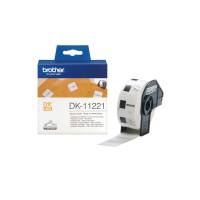Rotolo 1000 Etichette quadrate 23 x 23 mm - nero-bianco - Brother - DK-11221 - 4977766655934 - DMwebShop - 1