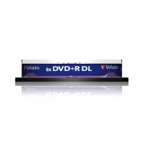 Scatola 10 DVD+R Dual Layer - serigrafato Spindle - 8,5 Gb - Verbatim - 43666 - 23942436669 - DMwebShop - 1