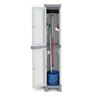 Armadio Domino Wave PPL - a 1 anta base 2350 - 35 x 43,8 x 181,8 cm - grigio Terry - 1002567 - 8005646025679 - DMwebShop
