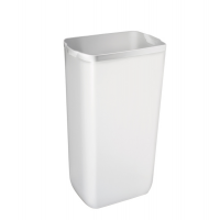 Cestino gettacarte Soft Touch - 33 x 22 x 49 cm - 23 lt - bianco - Mar Plast