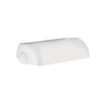 Coperchio per cestino gettacarte Soft Touch - 33,5 x 22,5 x 9 cm - 23 lt - bianco - Mar Plast - A74401BI - 8020090077906 - DMwebShop
