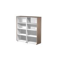 Coppia mobili medio alti a giorno Prestige - 162,8 x 43 x 158,2 cm - ciliegio arabis - Artexport - 937C-K - DMwebShop