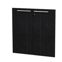 Coppia ante Prestige - melaminico - per mobile basso - 80 x 77 cm - spessore 18 mm - nero venato - Artexport - 91067M-8 - DMwebShop
