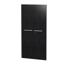 Coppia ante Prestige - melaminico - per mobile medio-alto - con serratura - 80 x 153,8 cm - spessore 18 mm - nero venato - Artexport - 91073M-8 - DMwebShop