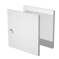 Coppia ante Rainbow - 32,2 x 32,1 cm - per libreria - grigio alluminio - Artexport - 2A MaxC/5 - DMwebShop