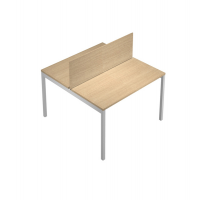 Pannello divisorio Agora' - per scrivania multiple - 120 x 32 cm - rovere - Artexport - PAN-120-BTA_C - DMwebShop