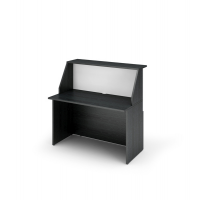 Modulo Prestige reception sopralzo-desktop - 120 x 76,1 x 117 cm - nero venato-bianco - Artexport - 2824-B12_83 - DMwebShop