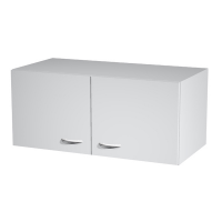 Sopralzo per armadi modulari - a 2 ante - 90 x 45,8 x 40 cm - grigio - Artexport - AR/SP_9 - DMwebShop