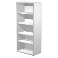 Mobile contenitore - alto - a giorno - 80 x 45 x 181,8 cm - bianco - Artexport - BH_3 - DMwebShop