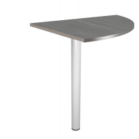 Angolare Easy - 90 gradi - 80 x 80 cm - gamba di supporto in metallo - frassino toscano - Artexport - 313+60011_F - DMwebShop